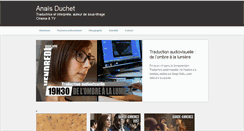 Desktop Screenshot of anaisduchet.com